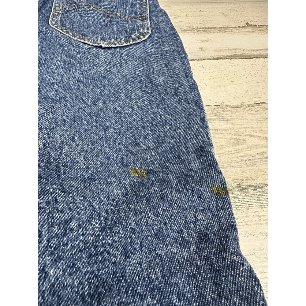 Vintage 90s Lee Jeans Women's Size 6 High Waist Mom Tapered Denim *See Meas - Picture 6 of 14